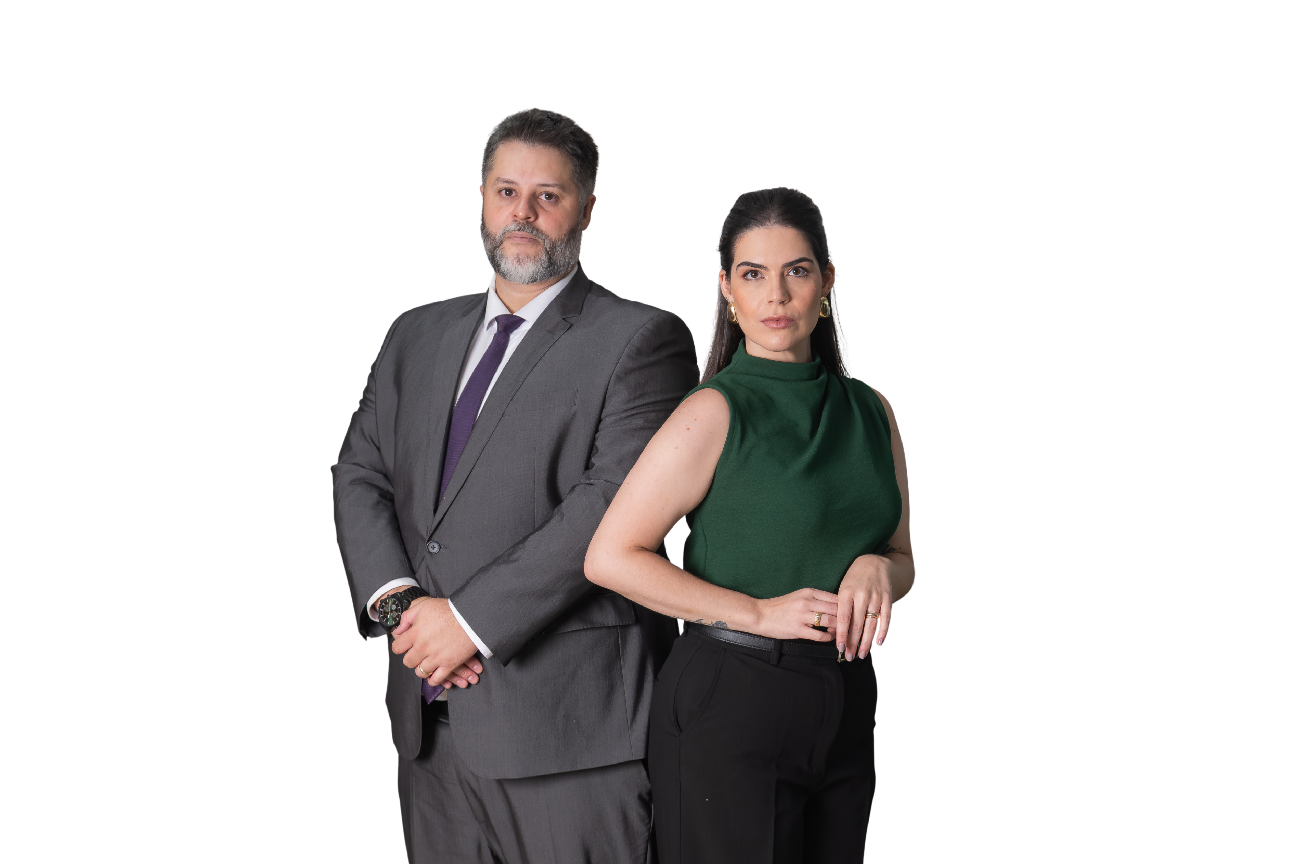 Marina e Felipe, Sócios FVL Advocacia